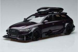 アウディ RS6 C7 Avant ボディキット付き 紫 GT Spirit 1:18