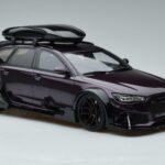 アウディ RS6 C7 Avant ボディキット付き 紫 GT Spirit 1:18