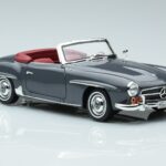 メルセデス 190 SL W121 ロードスター グレー Norev 1:18