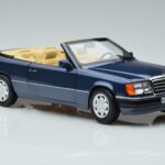 メルセデス 300 CE-24 A124 カブリオレ ノーティカルブルー 限定版 Norev 1:18
