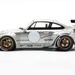 ポルシェ 911 993 RWB Silver Phantom アジアエディション GT Spirit 1:18