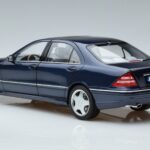 Mercedes Mercedes AMG S55 W220 セダン ブルー Norev 1:18 1:18 メタル