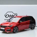 Peugeot プジョー 308 T9 GTI 赤 Otto 1:18 1:18 レジン