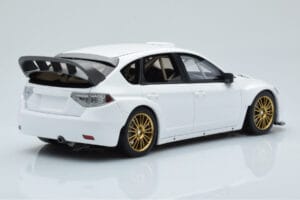 Subaru Impreza WRX STI R205 カスタマイズドパーツ装着 ホワイト Otto 1:18 OT1037 レジン - 画像 2/6
