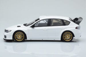 Subaru Impreza WRX STI R205 カスタマイズドパーツ装着 ホワイト Otto 1:18 OT1037 レジン - 画像 3/6