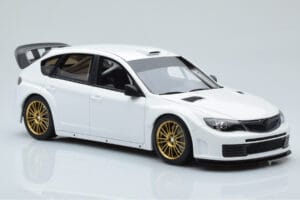 Subaru Impreza WRX STI R205 カスタマイズドパーツ装着 ホワイト Otto 1:18 OT1037 レジン - 画像 4/6