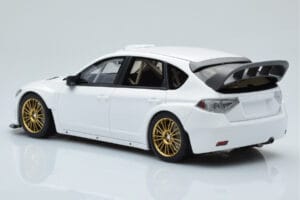 Subaru Impreza WRX STI R205 カスタマイズドパーツ装着 ホワイト Otto 1:18 OT1037 レジン - 画像 5/6