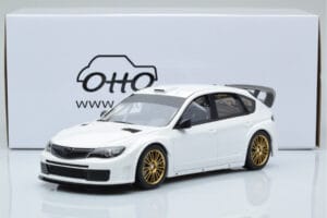 Subaru Impreza WRX STI R205 カスタマイズドパーツ装着 ホワイト Otto 1:18 OT1037 レジン - 画像 6/6