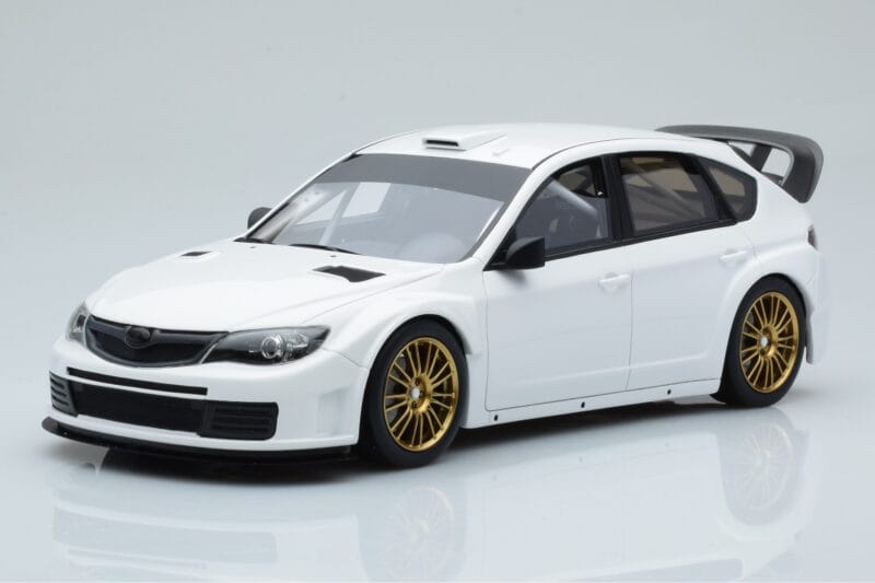 Subaru Impreza WRX STI R205 カスタマイズドパーツ装着 ホワイト Otto 1:18