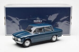 Alfa Romeo Giulia TI ペトロール ブルー Norev 1:18 187971 メタル - 画像 6/6
