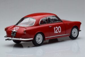 Alfa Romeo Giulietta SV #120 Mille Miglia 1956 Kyosho 1:18 08957A メタル - 画像 3/9