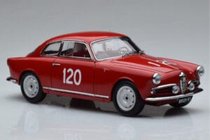 Alfa Romeo Giulietta SV #120 Mille Miglia 1956 Kyosho 1:18 08957A メタル - 画像 5/9