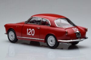 Alfa Romeo Giulietta SV #120 Mille Miglia 1956 Kyosho 1:18 08957A メタル - 画像 6/9