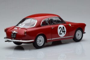 Alfa Romeo Giulietta SV #24 Targa Florio 1958 Kyosho 1:18 08957B メタル - 画像 3/9