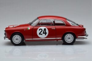 Alfa Romeo Giulietta SV #24 Targa Florio 1958 Kyosho 1:18 08957B メタル - 画像 4/9