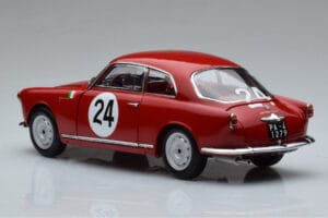 Alfa Romeo Giulietta SV #24 Targa Florio 1958 Kyosho 1:18 08957B メタル - 画像 6/9