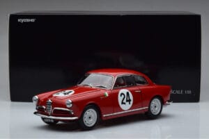Alfa Romeo Giulietta SV #24 Targa Florio 1958 Kyosho 1:18 08957B メタル - 画像 9/9
