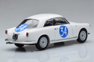 Alfa Romeo Giulietta SV #34 Targa Florio 1960 Kyosho 1:18 08957C メタル - 画像 3/9