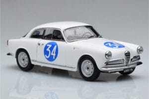 Alfa Romeo Giulietta SV #34 Targa Florio 1960 Kyosho 1:18 08957C メタル - 画像 5/9
