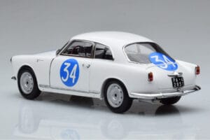 Alfa Romeo Giulietta SV #34 Targa Florio 1960 Kyosho 1:18 08957C メタル - 画像 6/9