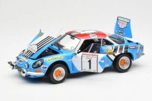 Alpine A110 1600S #1 Nicolas / Vial Winner Tour de Corse 1973 Kyosho 1:18 08485A メタル - 画像 2/8