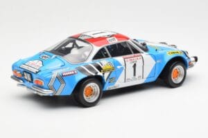 Alpine A110 1600S #1 Nicolas / Vial Winner Tour de Corse 1973 Kyosho 1:18 08485A メタル - 画像 3/8