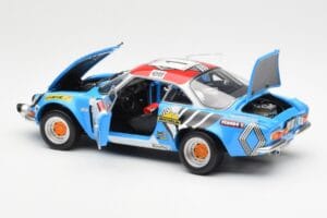 Alpine A110 1600S #1 Nicolas / Vial Winner Tour de Corse 1973 Kyosho 1:18 08485A メタル - 画像 5/8