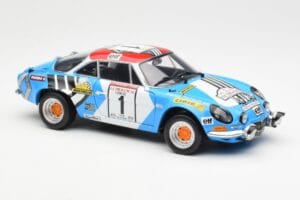 Alpine A110 1600S #1 Nicolas / Vial Winner Tour de Corse 1973 Kyosho 1:18 08485A メタル - 画像 6/8