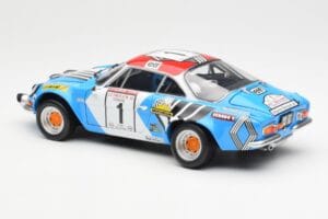 Alpine A110 1600S #1 Nicolas / Vial Winner Tour de Corse 1973 Kyosho 1:18 08485A メタル - 画像 7/8