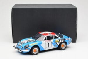 Alpine A110 1600S #1 Nicolas / Vial Winner Tour de Corse 1973 Kyosho 1:18 08485A メタル - 画像 8/8