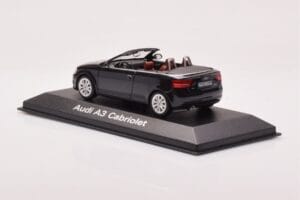 Audi A3 8P カブリオレ ブラック Minichamps 1:43 5010803333 メタル - 画像 3/4