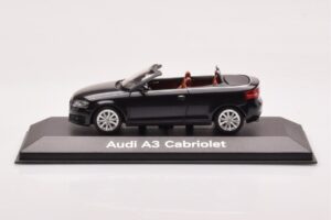 Audi A3 8P カブリオレ ブラック Minichamps 1:43