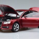 Audi A5 B8 ガーネットレッド Norev 1:18 188352 メタル - image 2 of 7