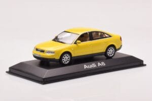 Audi A6 C5 イエロー Minichamps 1:43 IND47004 メタル - 画像 2/4