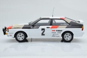 Audi Quattro Audi Sport #1 H. Mikkola / A. Hertz Winners International Swedish Rally 1981 Minichamps 1:18 155811102 メタル - 画像 3/6