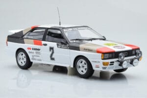 Audi Quattro Audi Sport #1 H. Mikkola / A. Hertz Winners International Swedish Rally 1981 Minichamps 1:18 155811102 メタル - 画像 4/6