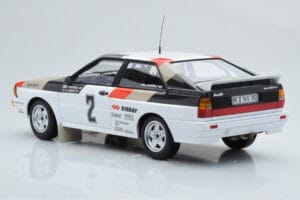 Audi Quattro Audi Sport #1 H. Mikkola / A. Hertz Winners International Swedish Rally 1981 Minichamps 1:18 155811102 メタル - 画像 5/6