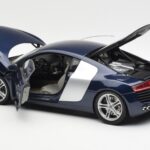 Audi R8 4.2 FSI V8 ブルー Kyosho 1:18 - image 5 of 8