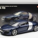Audi R8 4.2 FSI V8 ブルー Kyosho 1:18 - image 8 of 8