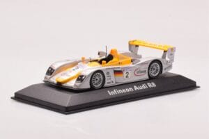 Audi R8 Infineon #2 Winner ALMS Petit Le Mans 2002 Minichamps 1:43 400021382 メタル - 画像 2/4
