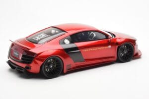 Audi R8 4S Liberty Walk キャンディレッド GT Spirit 1:18 GT892 レジン - 画像 2/6