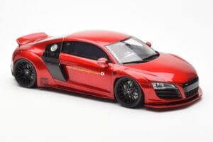 Audi R8 4S Liberty Walk キャンディレッド GT Spirit 1:18 GT892 レジン - 画像 4/6