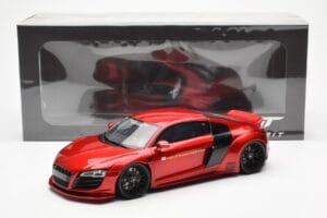 Audi R8 4S Liberty Walk キャンディレッド GT Spirit 1:18 GT892 レジン - 画像 6/6