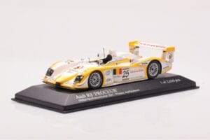 Audi R8 #25 S. Ara / T. Kristensen Winners 1000km Spa 2003 Minichamps 1:43 400031325 メタル - 画像 2/4