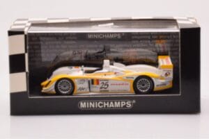 Audi R8 #25 S. Ara / T. Kristensen Winners 1000km Spa 2003 Minichamps 1:43 400031325 メタル - 画像 4/4