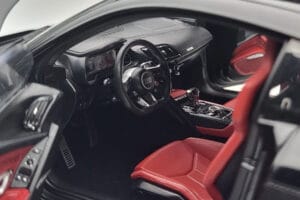 Audi R8 Performance ブラック Kengfai 1:18 VAKF-0353 メタル - 画像 8/10
