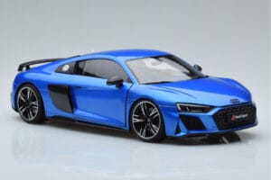 Audi R8 Performance ブルー Kengfai 1:18 VAKF-0355 メタル - 画像 6/10