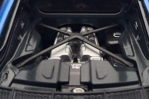 Audi R8 Performance ブルー Kengfai 1:18 VAKF-0355 メタル - 画像 9/10