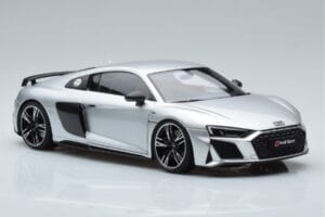 Audi R8 Performance シルバー Kengfai 1:18 VAKF-0354 メタル - 画像 6/10
