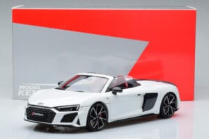 Audi R8 Spyder Performance ホワイト Kengfai 1:18 VAKF-0351 メタル - 画像 11/11